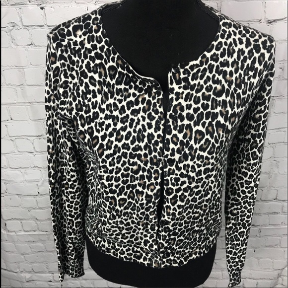H&M cheetah cardigan nwot - Picture 1 of 4